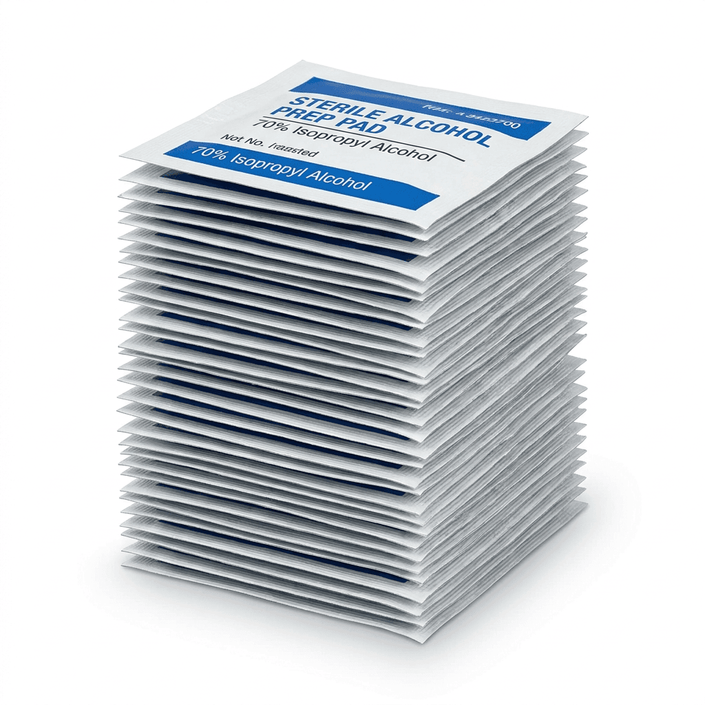 Alcohol Prep Pads (200-Pack)